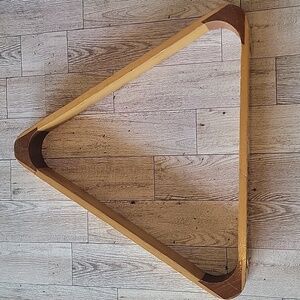 Sportcraft Triangle Vintage Wood Pool Ball‎ Triangle For 2 1/4" Balls